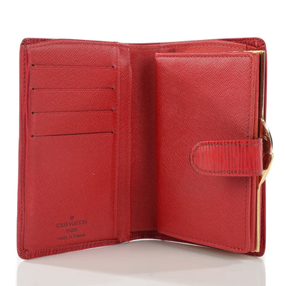 Louis Vuitton Epi French Purse Wallet Rouge 9 of 13