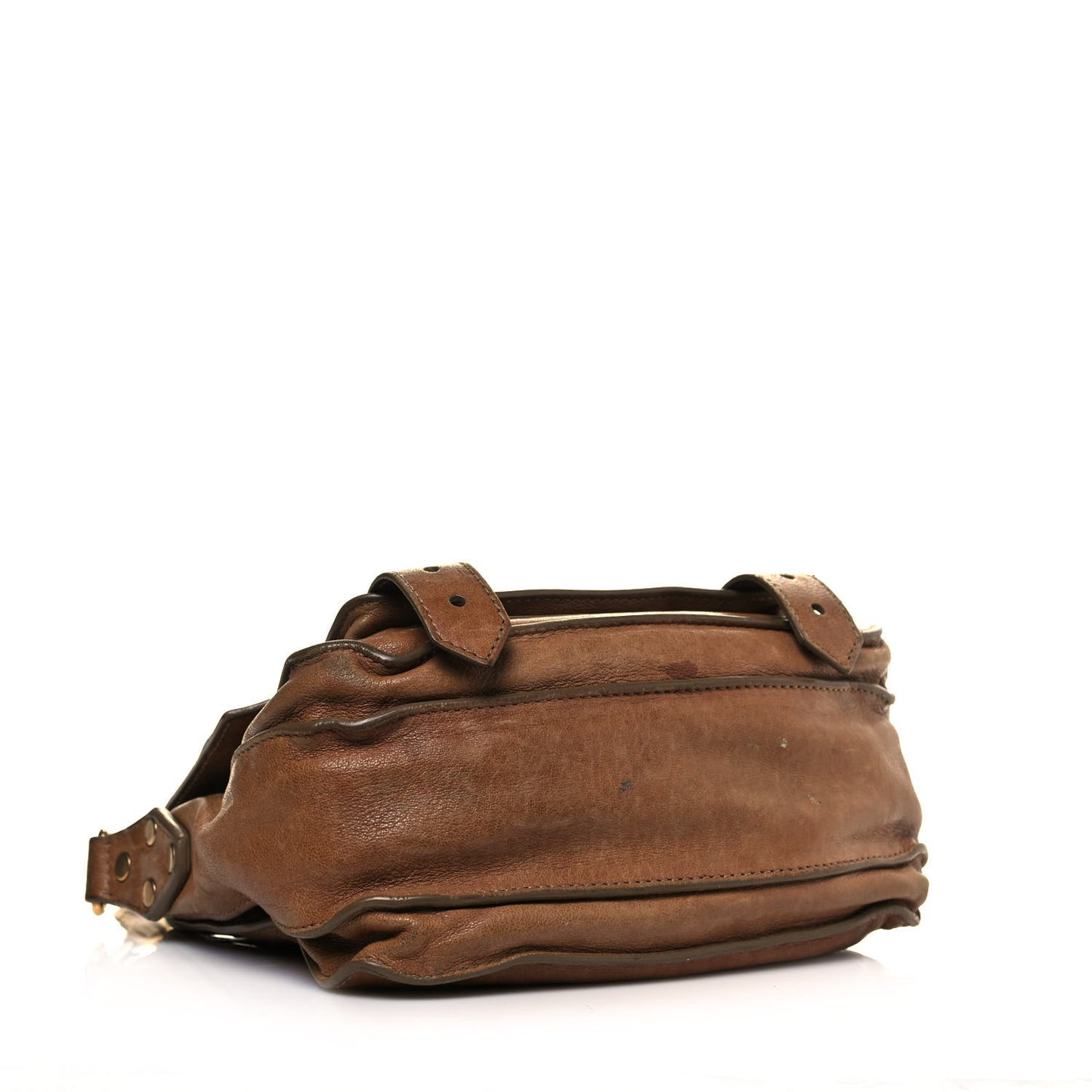 Lambskin PS1 Mini Pouch Messenger Bag Saddle