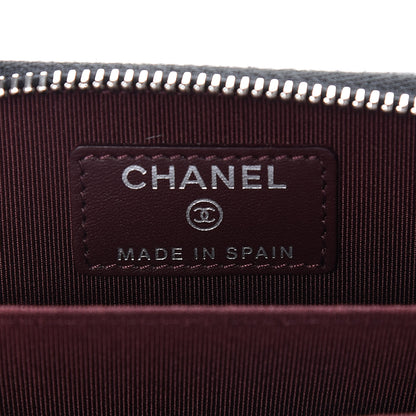 Chanel Caviar Quilted Zip Coin Purse Black 6 of 14