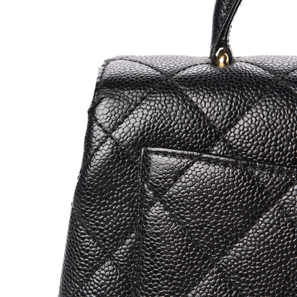 Chanel Caviar Quilted Jumbo Kelly Flap Black 19 of 20