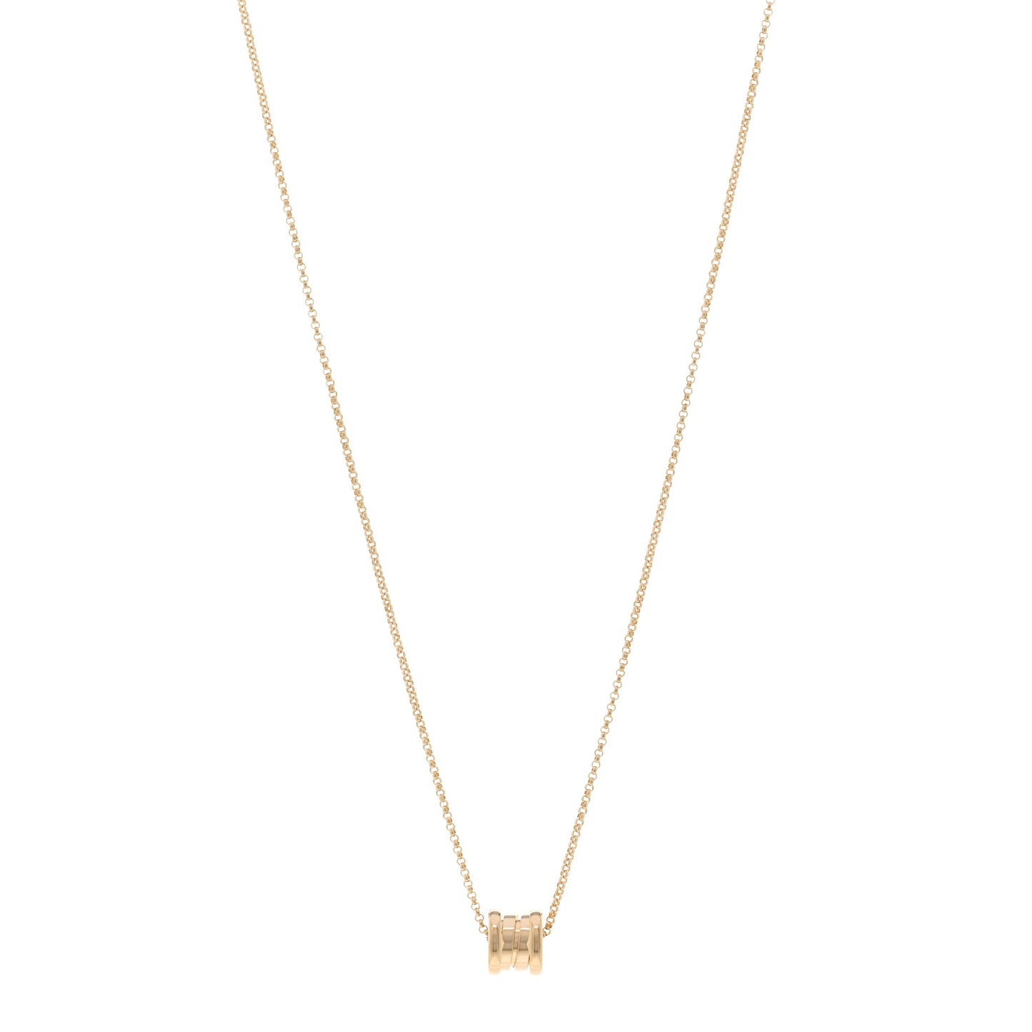 18K Yellow Gold Mini B.Zero1 Pendant Necklace