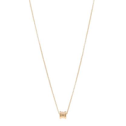 Bulgari 18K Yellow Gold Mini B.Zero1 Pendant Necklace 1 of 5