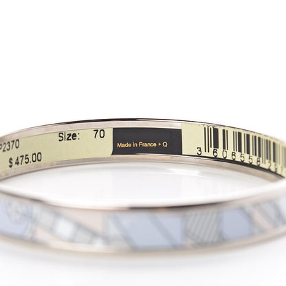 Hermes Enamel Printed Narrow Bracelet 70 4 of 5