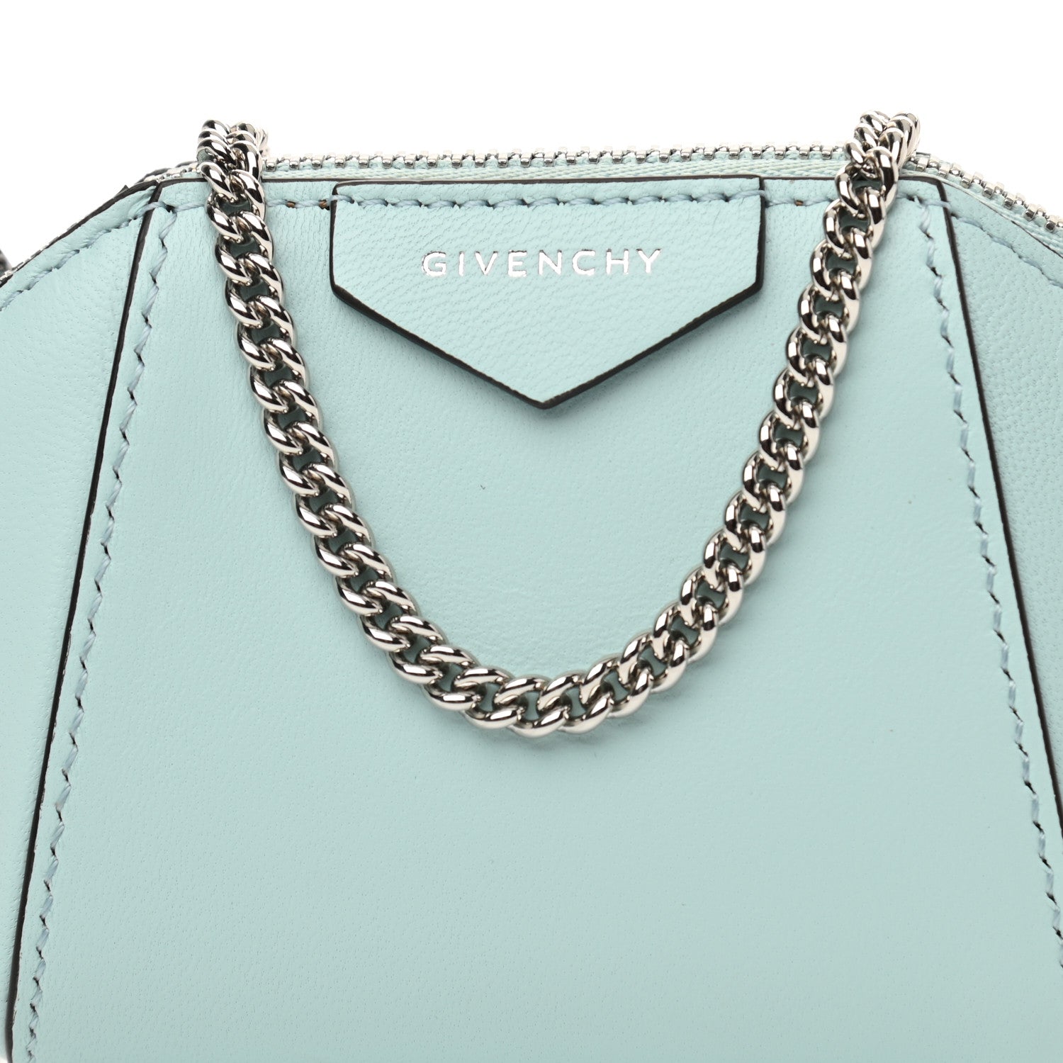 Givenchy Lambskin Baby Antigona Acqua Marine 8 of 11