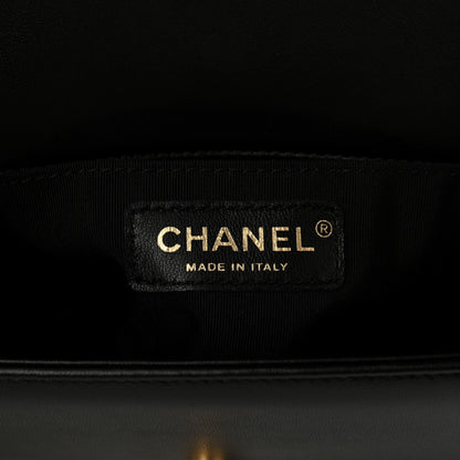 Chanel Lambskin Quilted Small Boy Flap Black 6 of 11