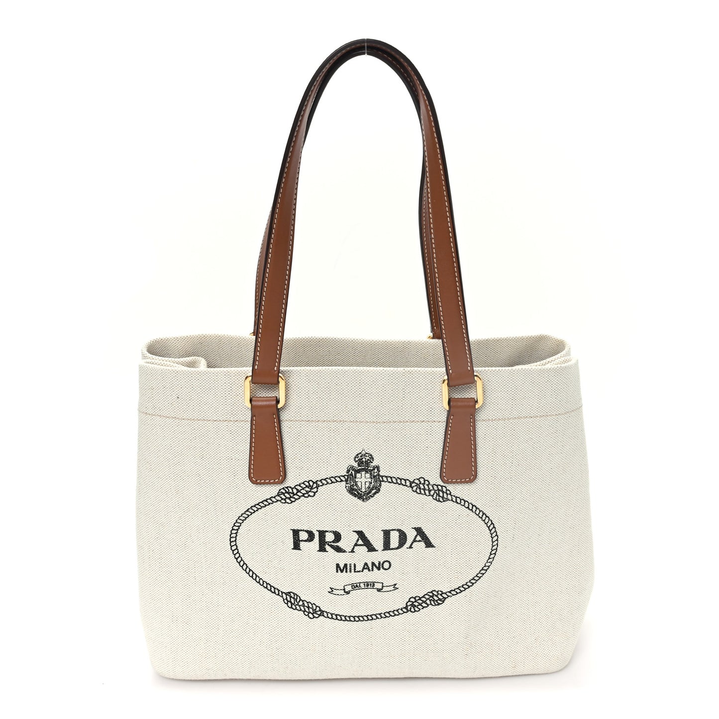 Canvas Shopping Logo Tote Naturale