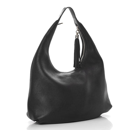 Gucci Pebbled Calfskin Soho Hobo Black 3 of 11