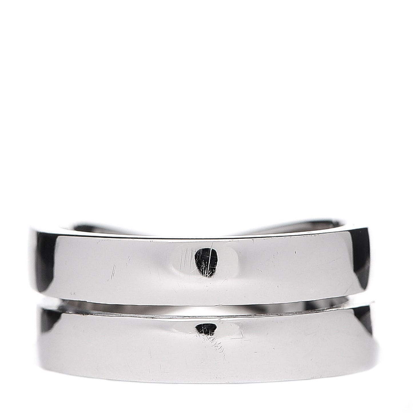 18K White Gold 9mm Paris Nouvelle Vague Ring 52 6