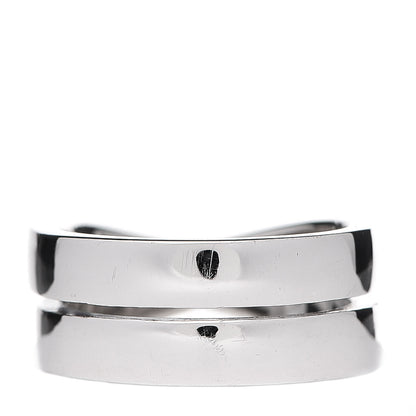 Cartier 18K White Gold 9mm Paris Nouvelle Vague Ring 52 6 3 of 4