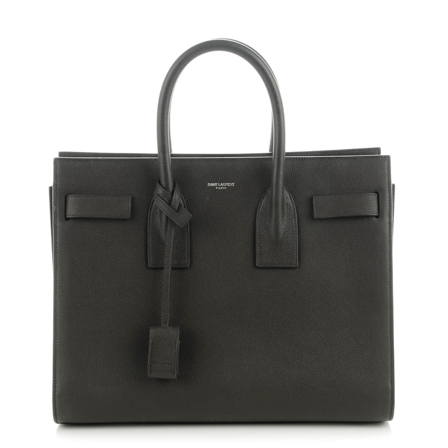 Grained Calfskin Small Sac De Jour Dark Anthracite