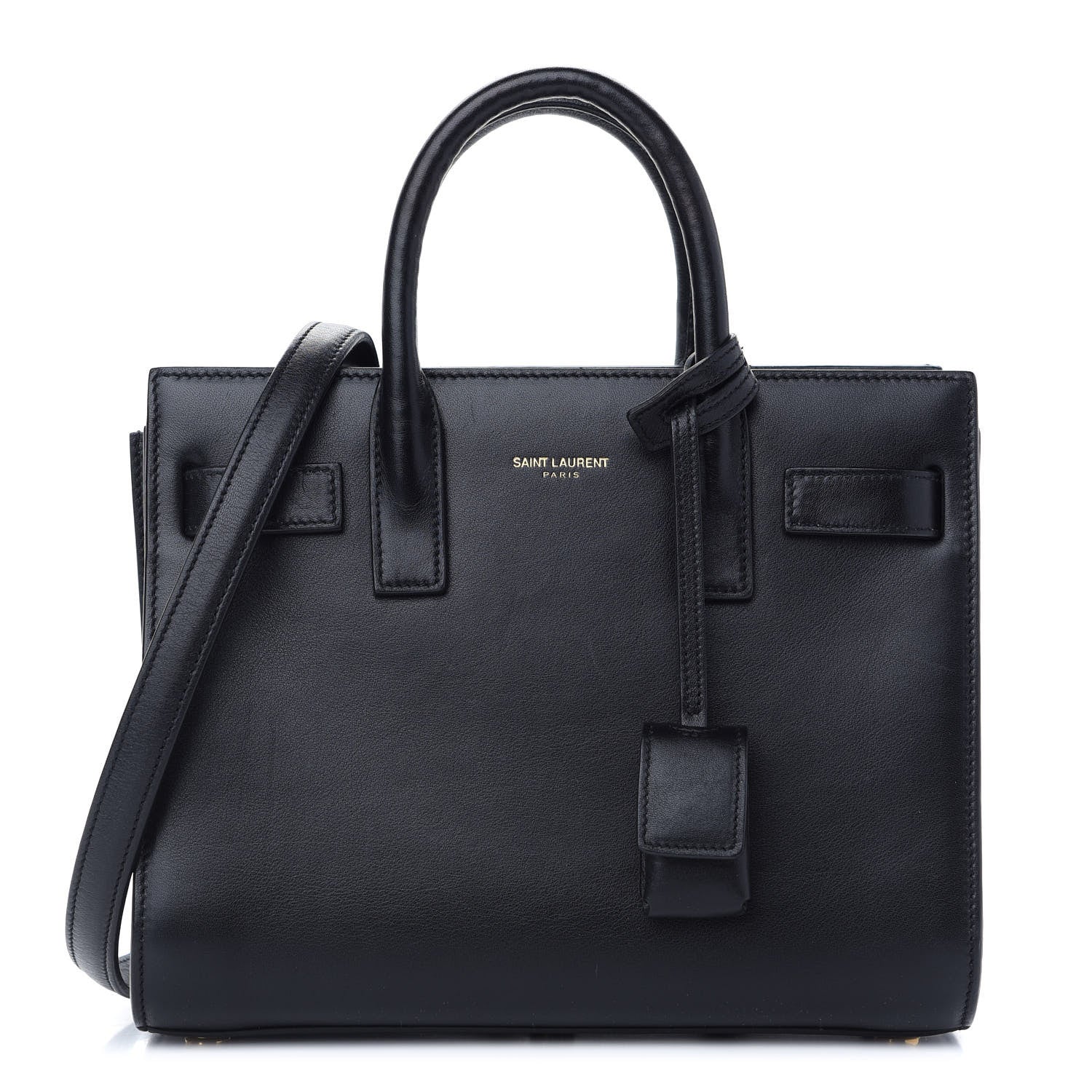 Saint Laurent Calfskin Nano Sac de Jour Black 1 of 11