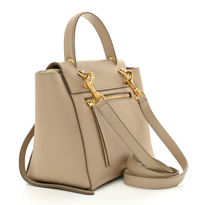 Celine Baby Grained Calfskin Micro Belt Bag Light Taupe 3 of 12