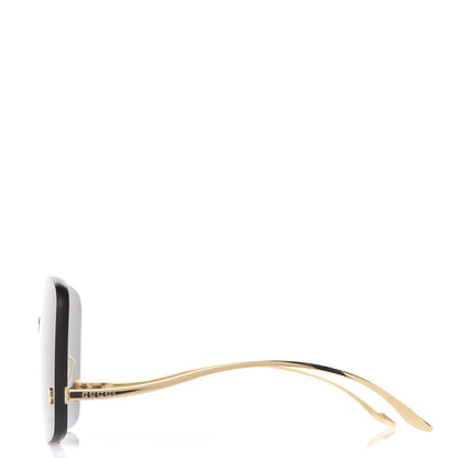 Gucci Rimless Sunglasses GG0352S Gold 2 of 7