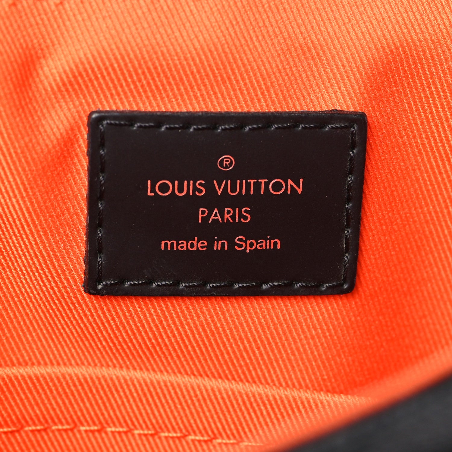 Louis Vuitton Damier Graphite District PM Orange 6 of 10