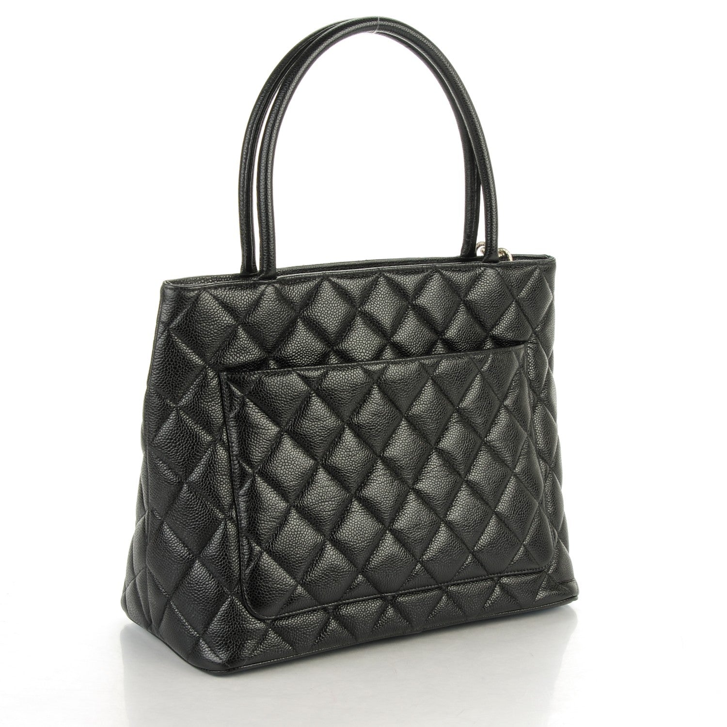 Chanel Caviar Quilted Medallion Tote Black 3 of 7