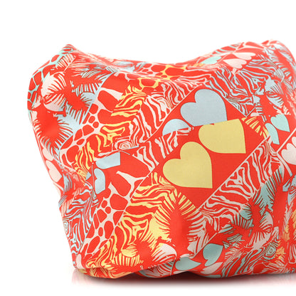 Hermes Silk Balusoie Vache Hunter La Promenade du Matin Bandana Bag Orange Poppy Fauve 11 of 13