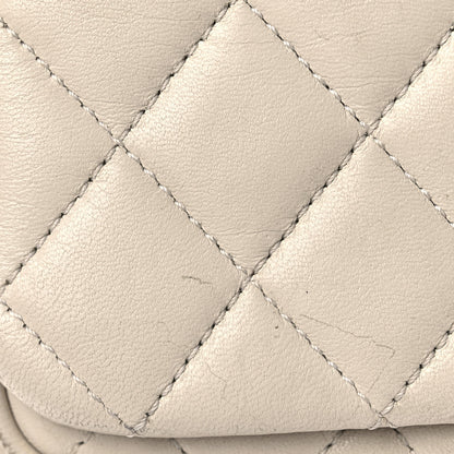 Chanel Lambskin Quilted Mini Citizen Chic Flap Ivory Ivory 22 of 28