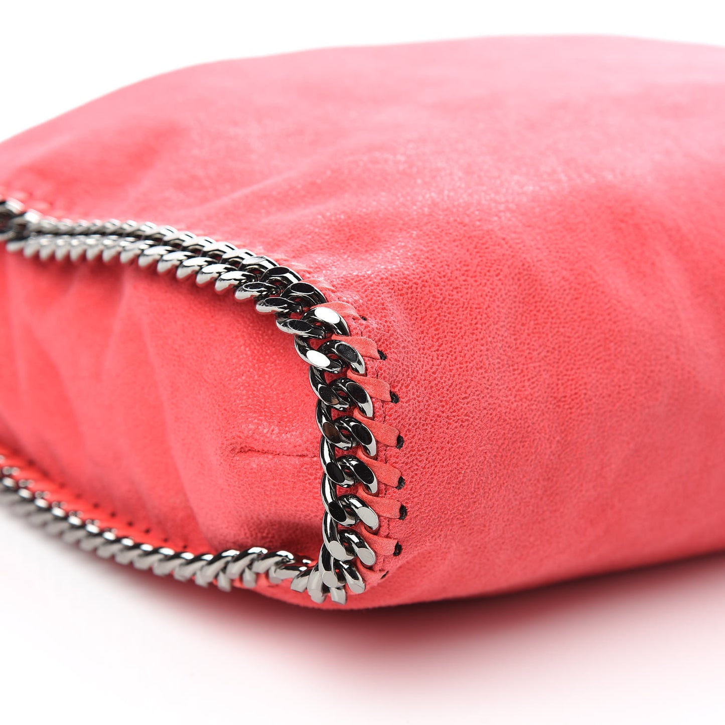 Shaggy Deer Small Falabella Tote Pink Fluo