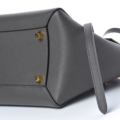 Celine Drummed Calfskin Small Belt Bag Grey 12 of 12