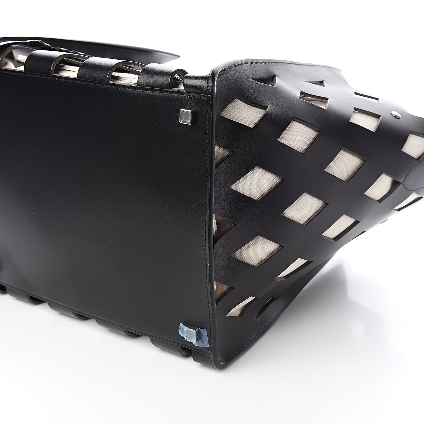 Calfskin Medium Cutout Phantom Luggage Black