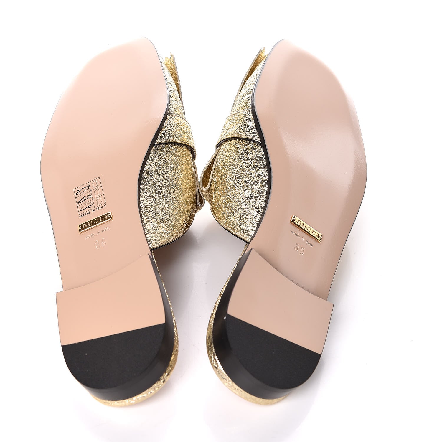 Gucci Galassia Womens GG Marmont Fringe Slippers 39 Platino 5 of 8