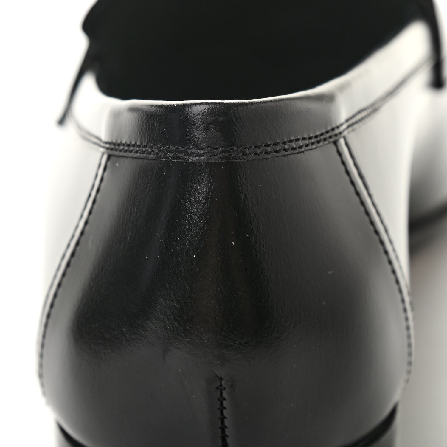 Hermes Goatskin Mens Paris Loafers 42.5 Black 11 of 11