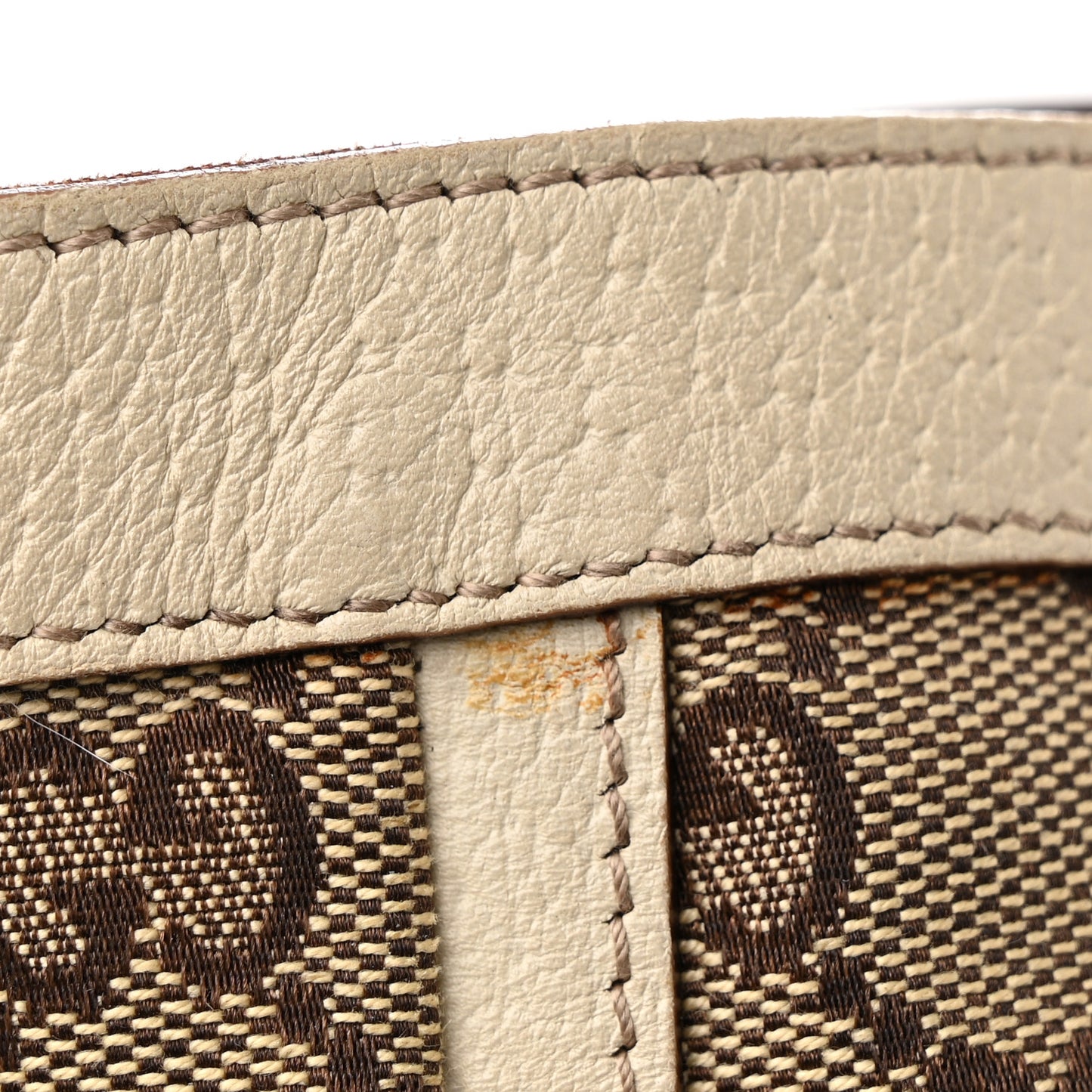 Monogram Large Abbey Tote Off White