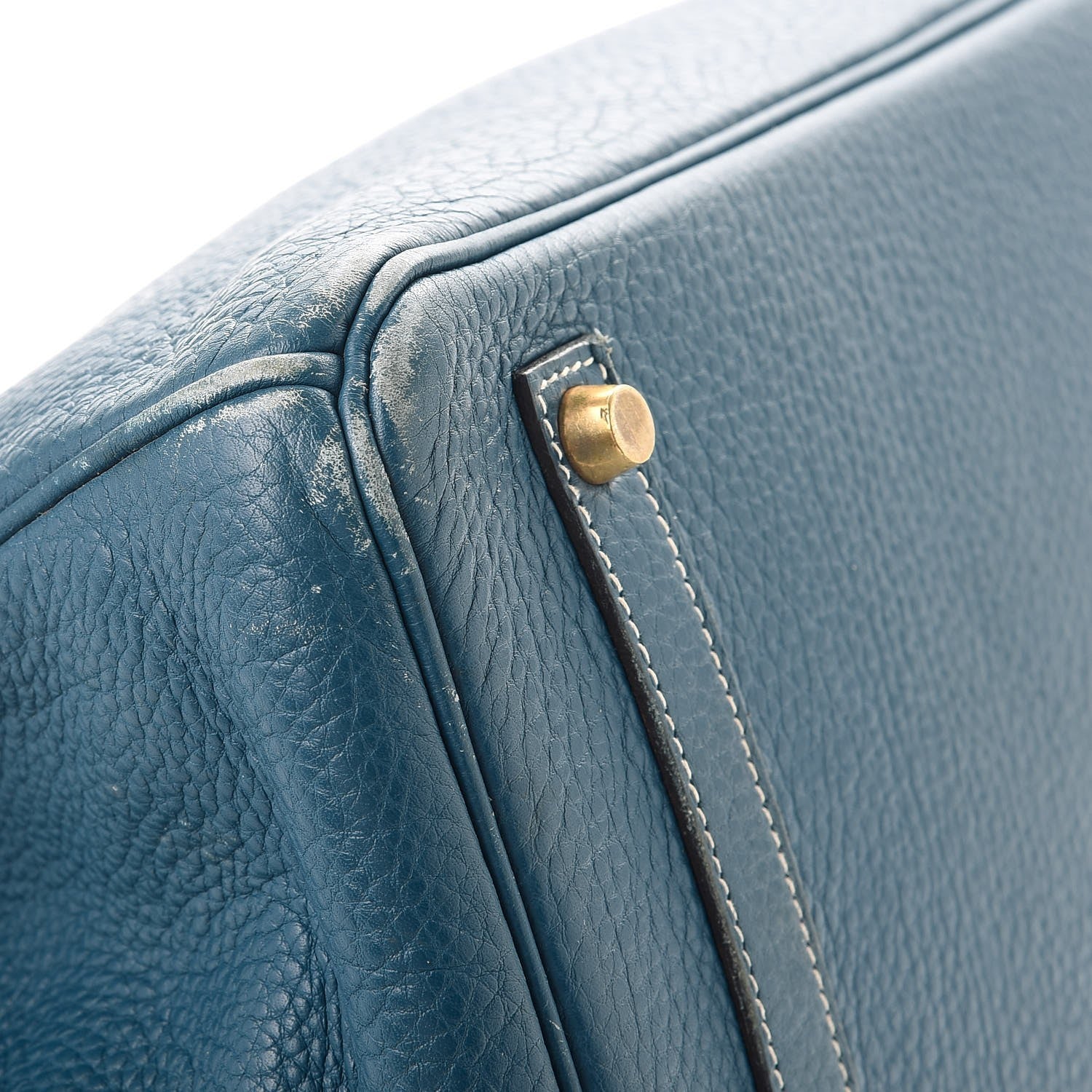 Hermes Taurillon Clemence Birkin 35 Bleu Thalassa 50 of 56