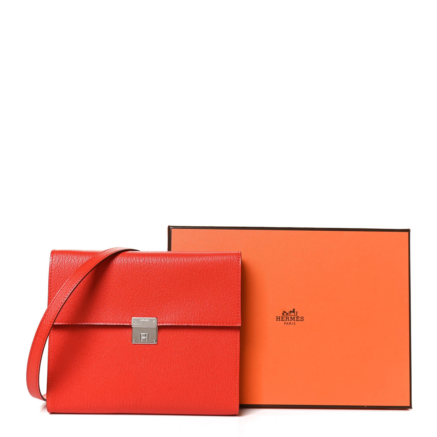 Hermes Chevre Mysore Clic 16 Wallet Rouge De Coeur 10 of 10