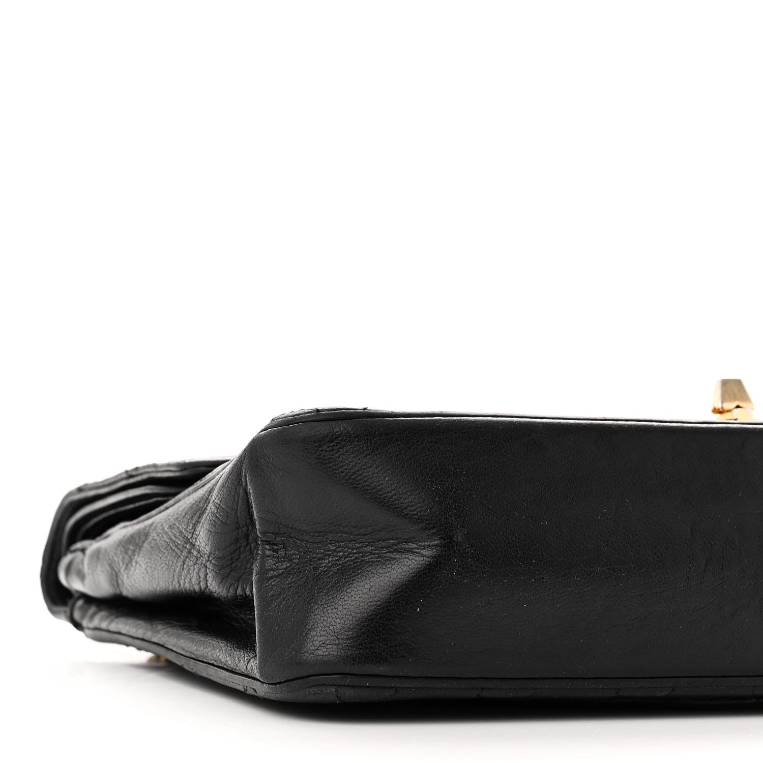 Chanel Lambskin Quilted Medium Double Flap Black 9 of 10