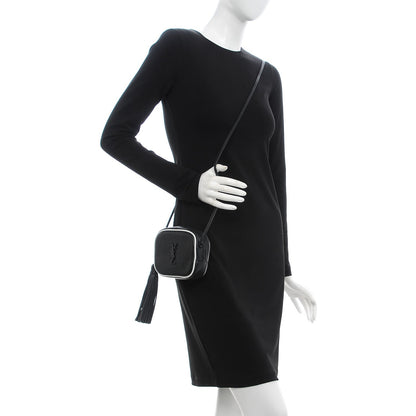 Saint Laurent Nappa Monogram Blogger Bag Black White 2 of 7