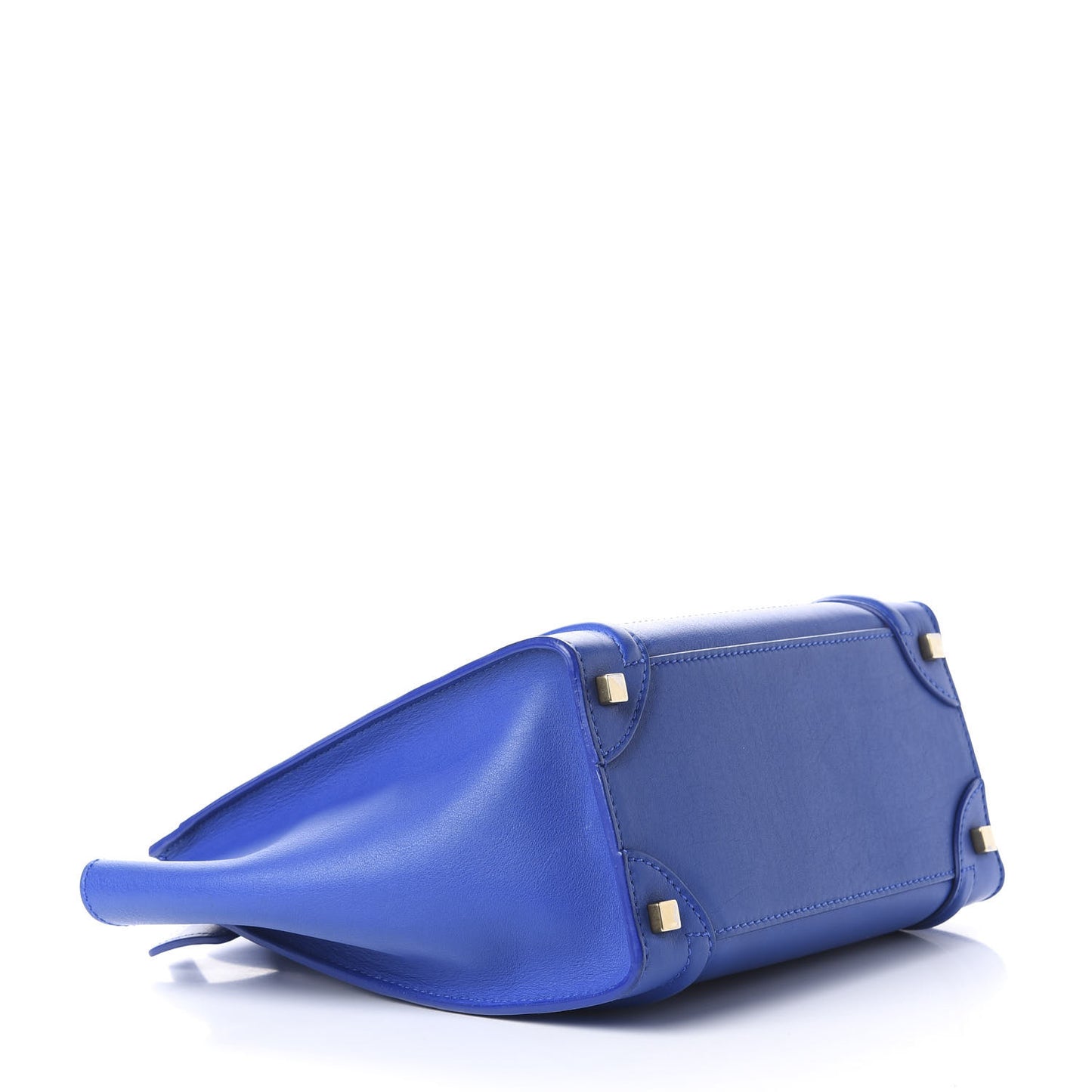 Smooth Calfskin Micro Luggage Royal Blue