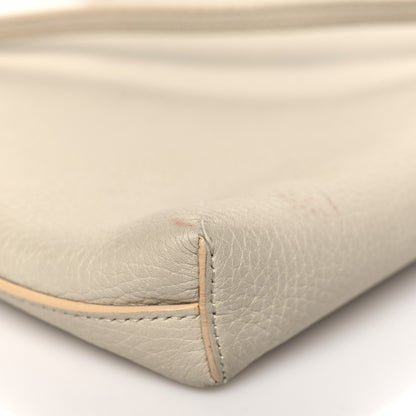 The Row Grained Calfskin Multi-Pouch Crossbody Bag Ivory 11 of 16
