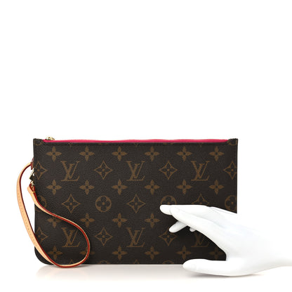 Louis Vuitton Monogram Neverfull MM GM Pochette Pivoine 2 of 6