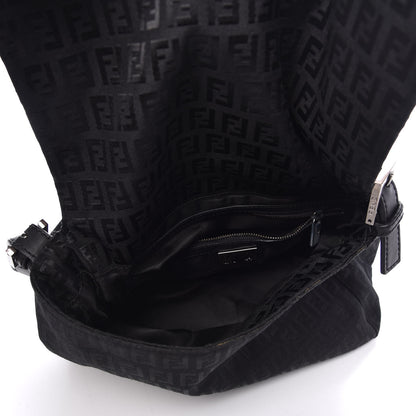 Fendi Zucchino Mama Baguette Black 5 of 8