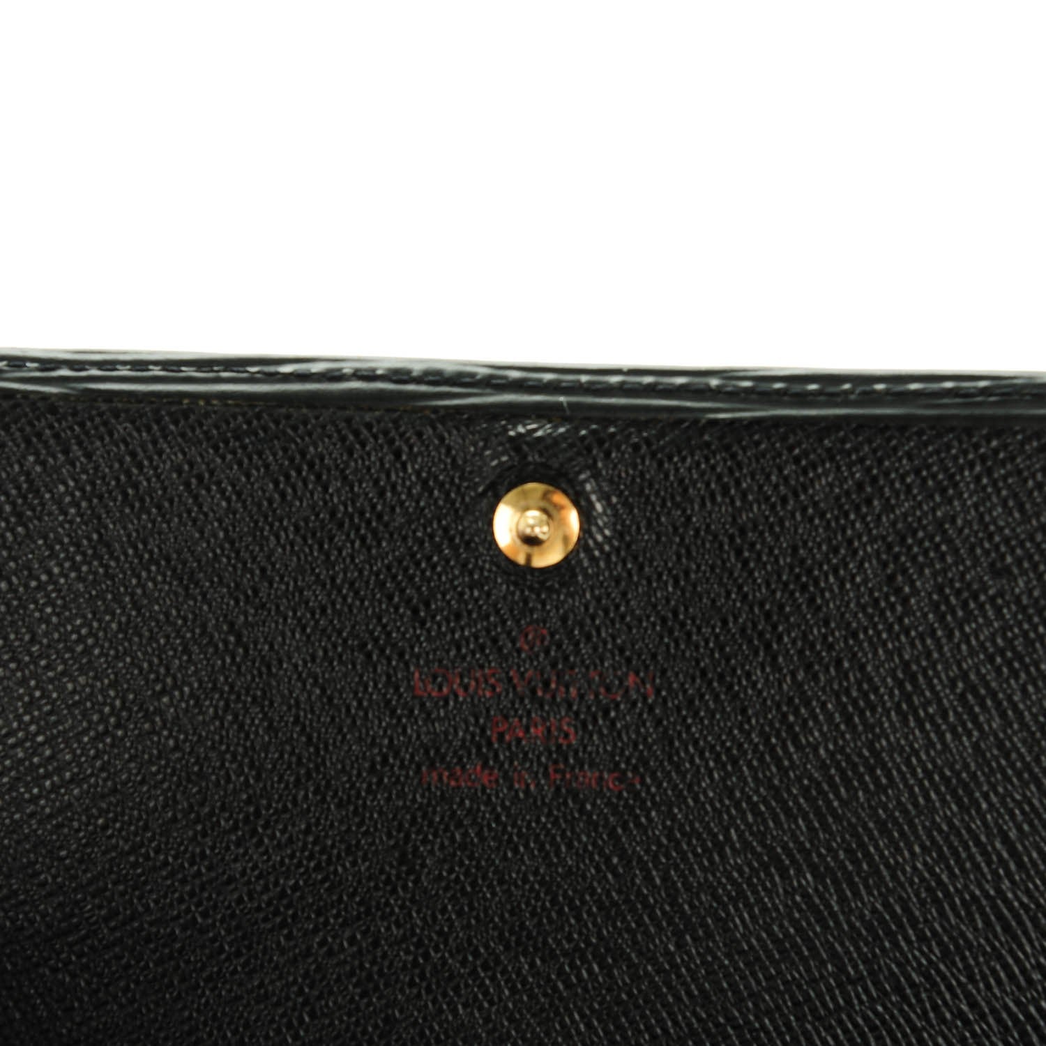 Louis Vuitton Epi Porte-Monnaie Billets Tresor Wallet Black 5 of 7