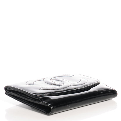 Chanel Patent Compact CC Wallet Black 4 of 7