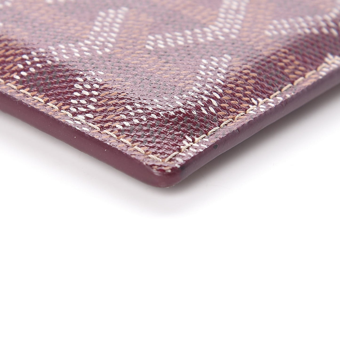 Goyardine Saint Sulpice Card Holder Bordeaux