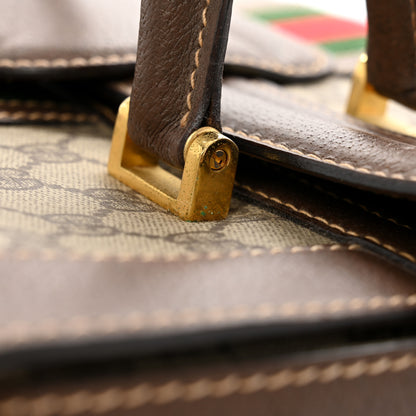Gucci Monogram Web Train Cosmetic Case Brown 14 of 16
