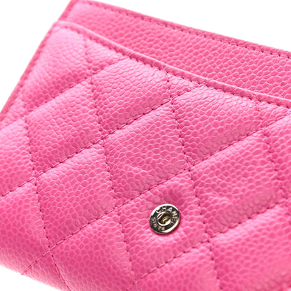 Chanel Caviar Quilted Small Flap Wallet Pink 10 of 10