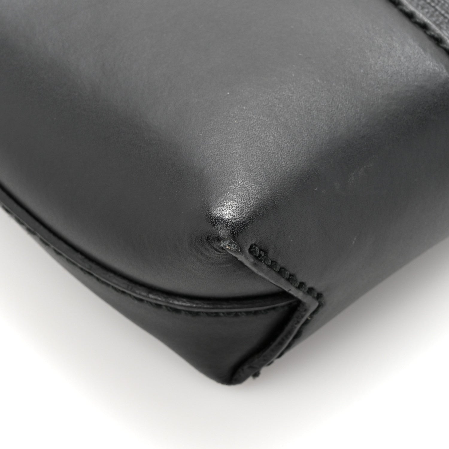 Gucci Soft GG Supreme Monogram Appia Calfskin Web East West Messenger Bag Black Grey 17 of 18