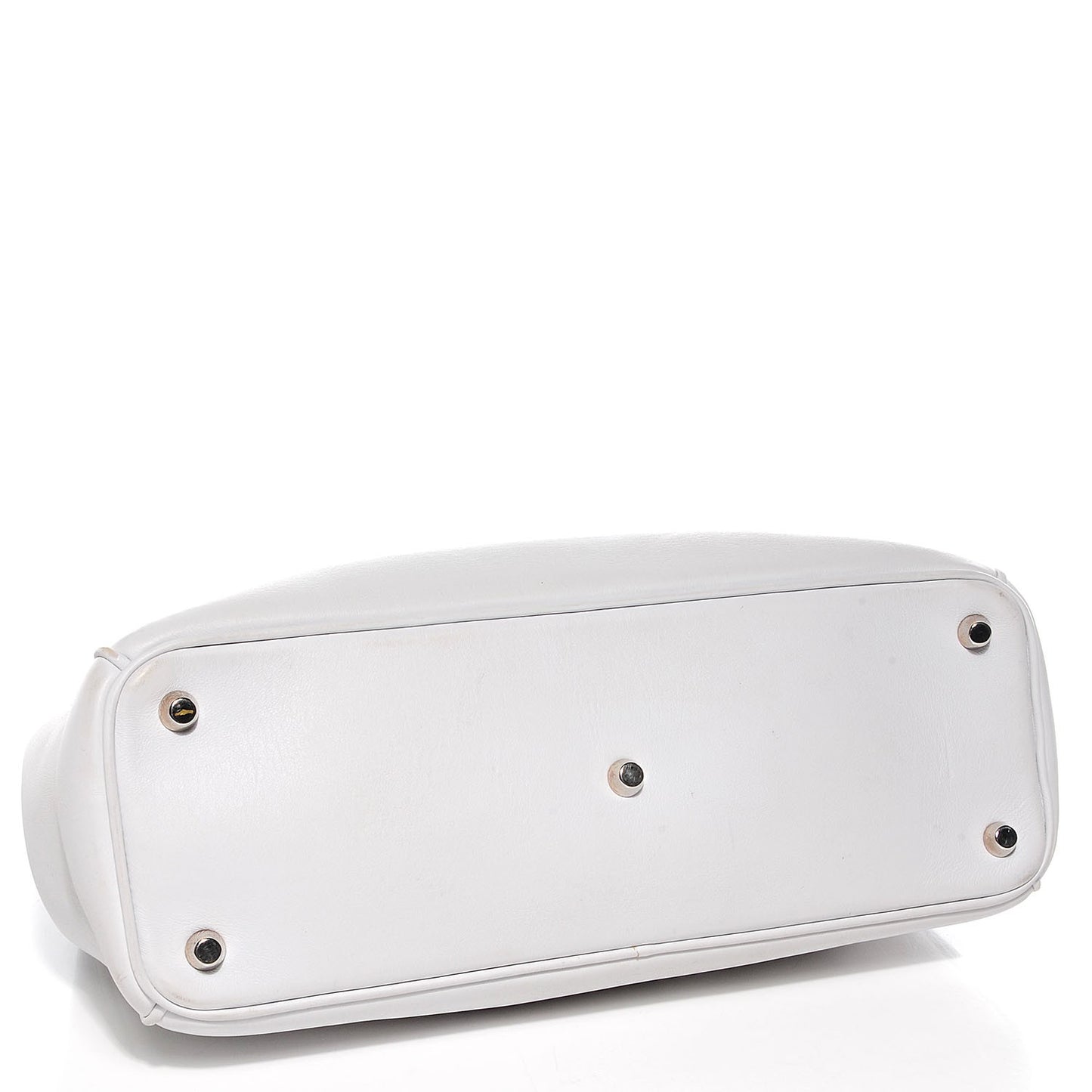 Calfskin Medium Diorissimo Bag White