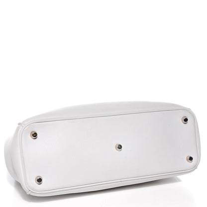 Christian Dior Calfskin Medium Diorissimo Bag White 5 of 10