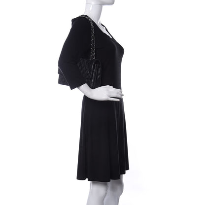 Chanel Lambskin Quilted Medium Double Flap Black 2 of 18