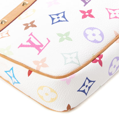 Louis Vuitton Monogram Multicolor Pochette Accessories White 5 of 7