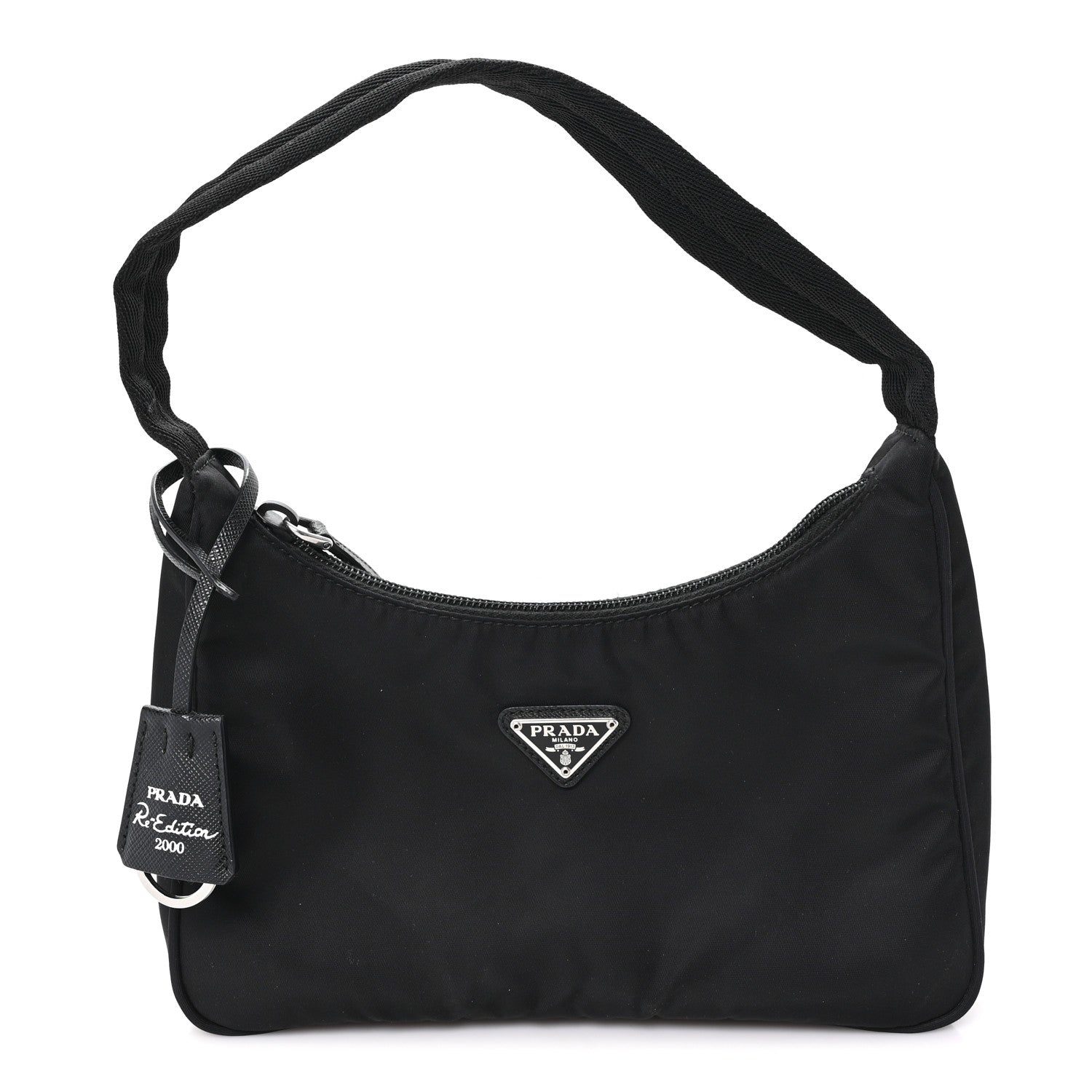 Prada Tessuto Nylon Mini Re-Edition 2000 Bag Black 1 of 10