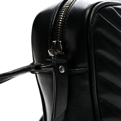 Saint Laurent Calfskin Matelasse Monogram Lou Camera Bag Black 16 of 21