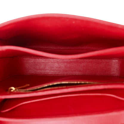 Celine Shiny Calfskin Medium C Bag Red 5 of 16