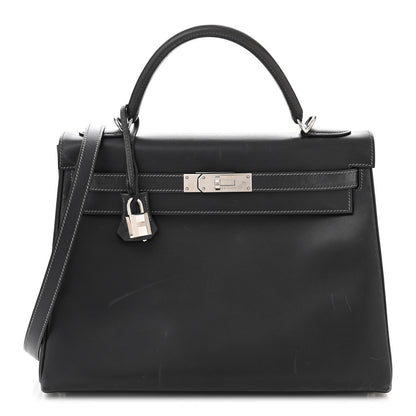 Hermes Box Kelly Retourne 32 Graphite 1 of 15