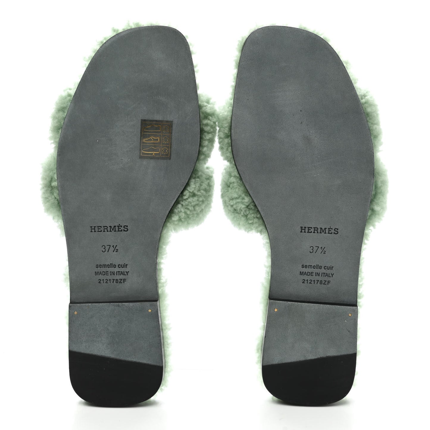 Woolskin Oran Sandals 37.5 Vert D’Eau